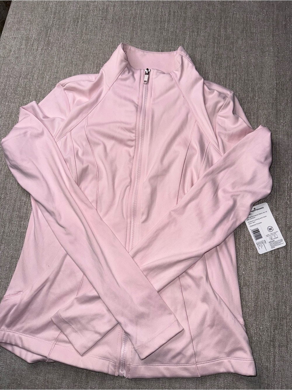 NWT Jockey Women’s Small Pink Performance Full Zip Athletic Jacket